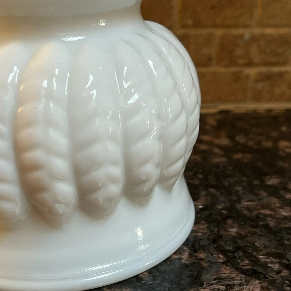 Vintage 1950’s Randall Milk Glass Planter